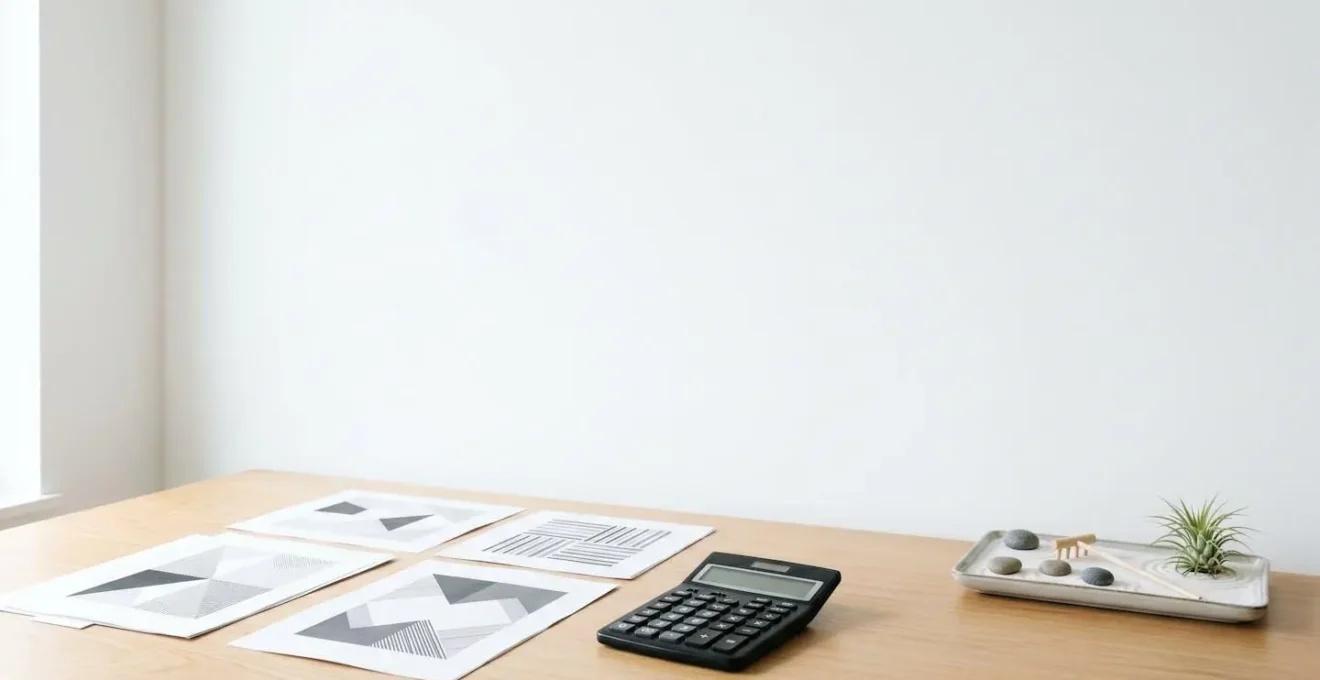Calculatrice et documents financiers pour déterminer le meilleur forfait mutuelle