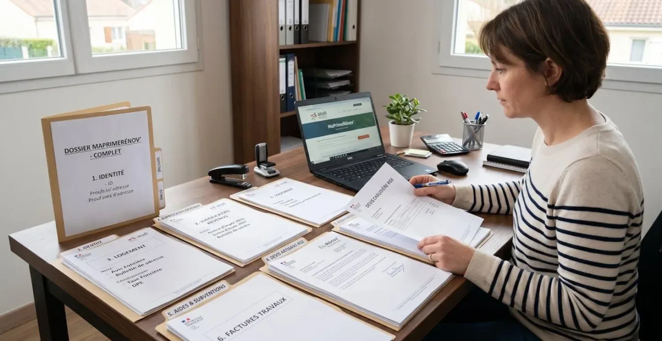 Organisation méthodique des documents pour un dossier MaPrimeRénov' complet