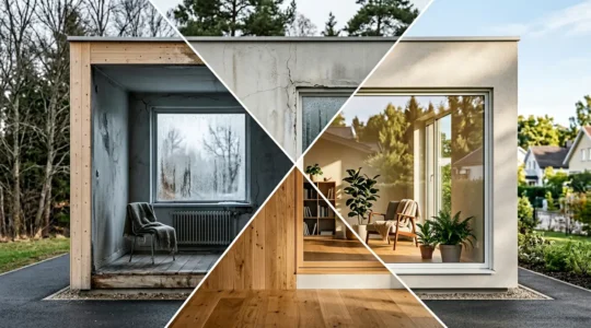 Transformation d'une maison passoire thermique en logement performant énergétiquement