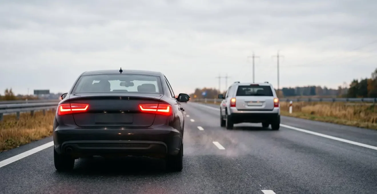 Système radar de régulateur adaptatif face à un véhicule arrêté en fin de bouchon